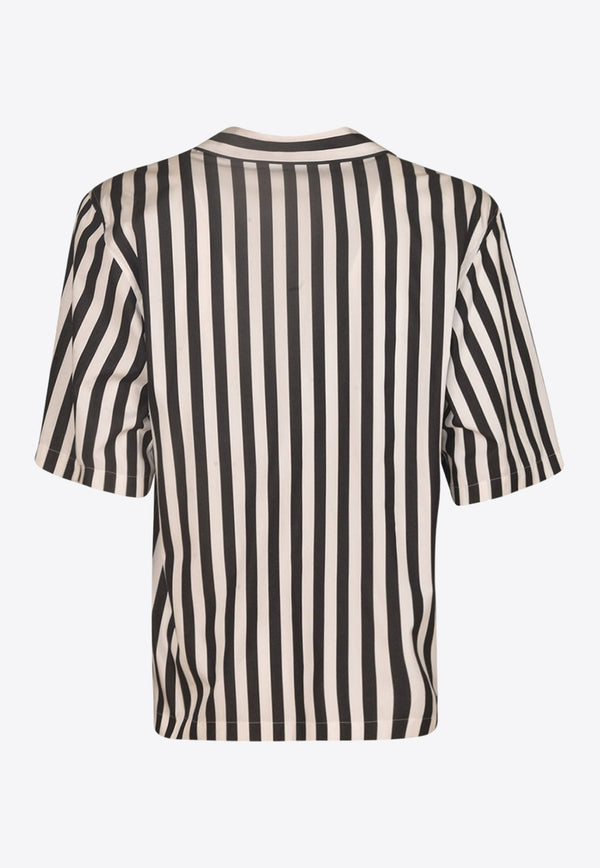 Striped Short-Sleeved Shirt