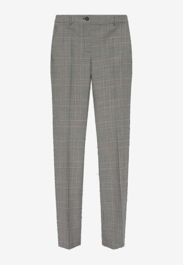 Checkered Tailored Pants