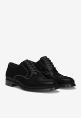 Leather Derby Lace-Up Shoes