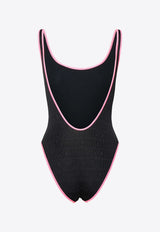 All-Over Logo One-Piece Swimsuit