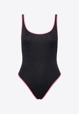 All-Over Logo One-Piece Swimsuit