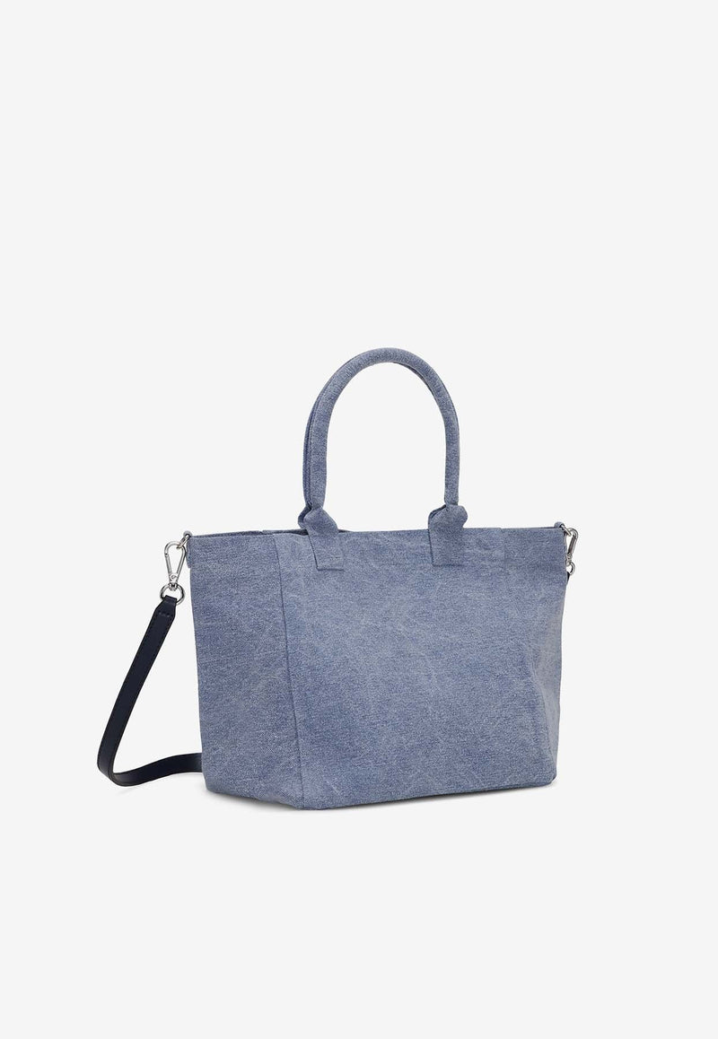 Small Washed Logo Tote Bag