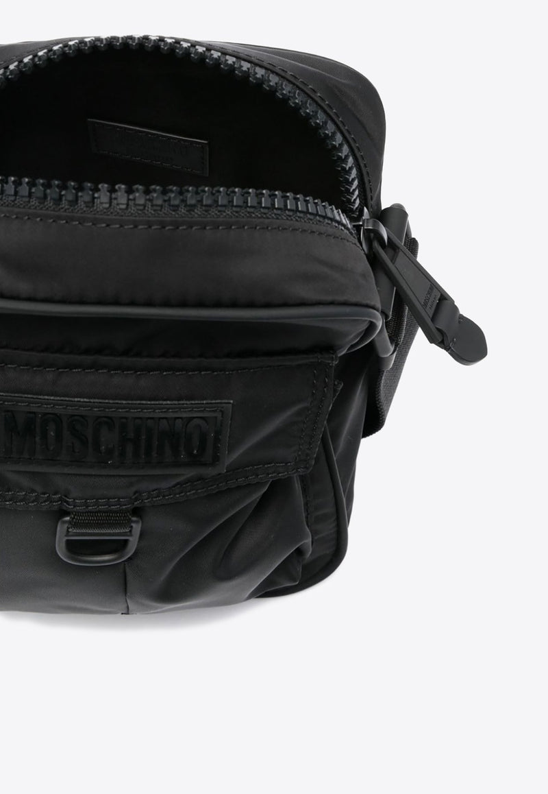 Logo Patch Messenger Bag