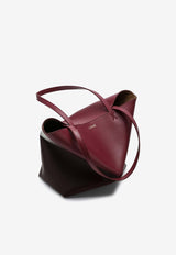 Puzzle Fold Leather Tote Bag