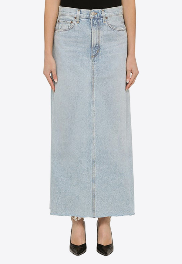 Hilla Denim Maxi Skirt