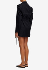 Gennon Belted Mini Blazer Dress