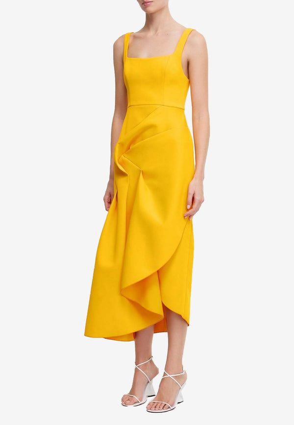 Hewton Draped Midi Dress