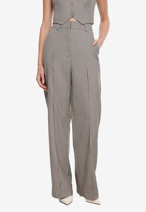 Willcott Houndstooth Tailored Pants