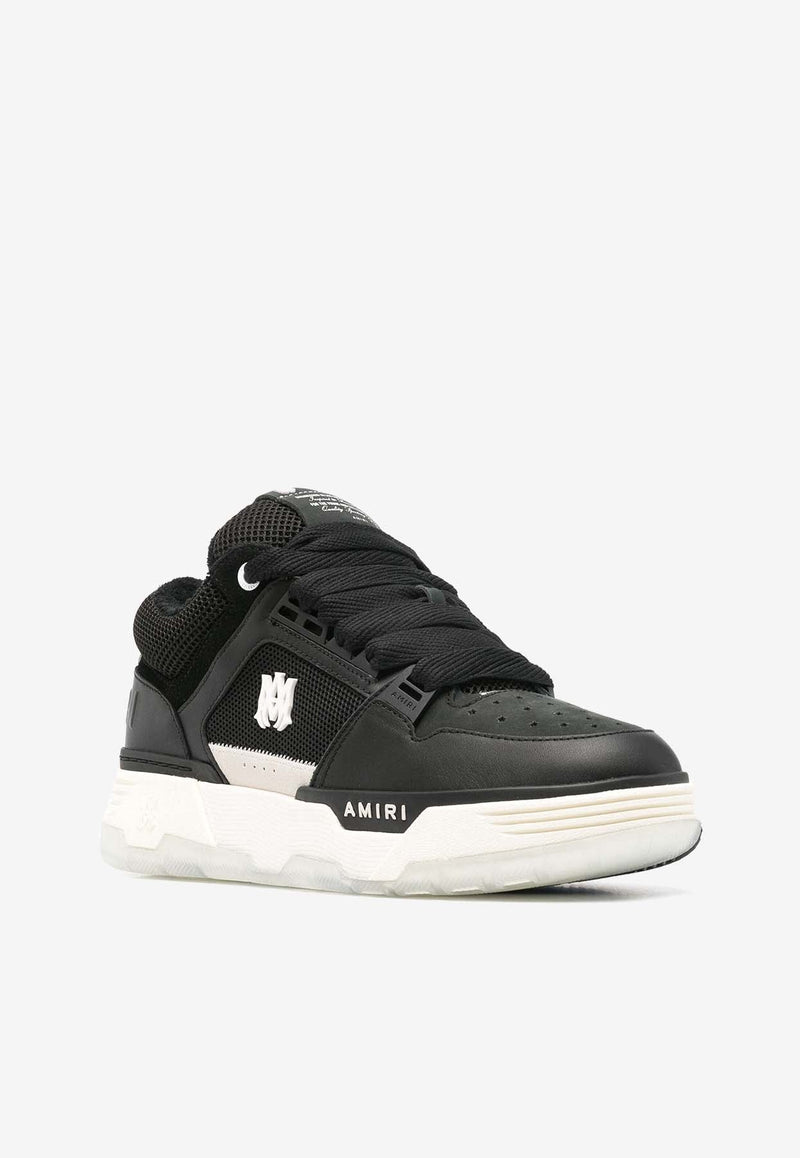 MA-1 Leather Low-Top Sneakers