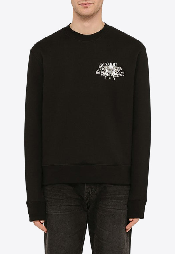 Logo-Printed Pullover Sweatshirt