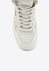 Medalist High-Top Leather Sneakers