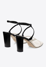 Azie 85 Sandals in Patchwork Nappa Leather