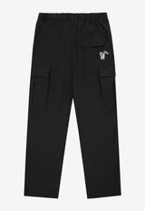 Logo Patch Cargo Pants