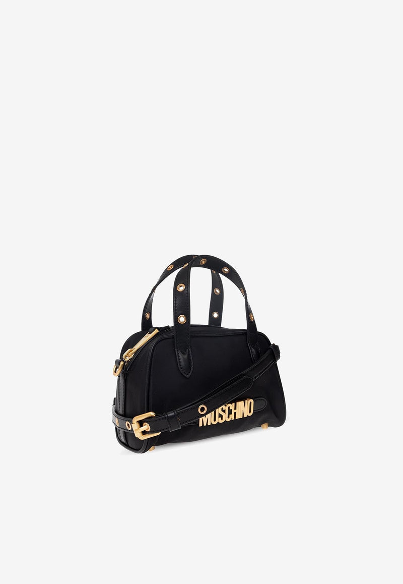 Logo Top Handle Bag