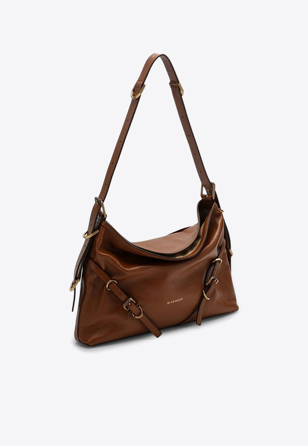 Medium Voyou Leather Shoulder Bag