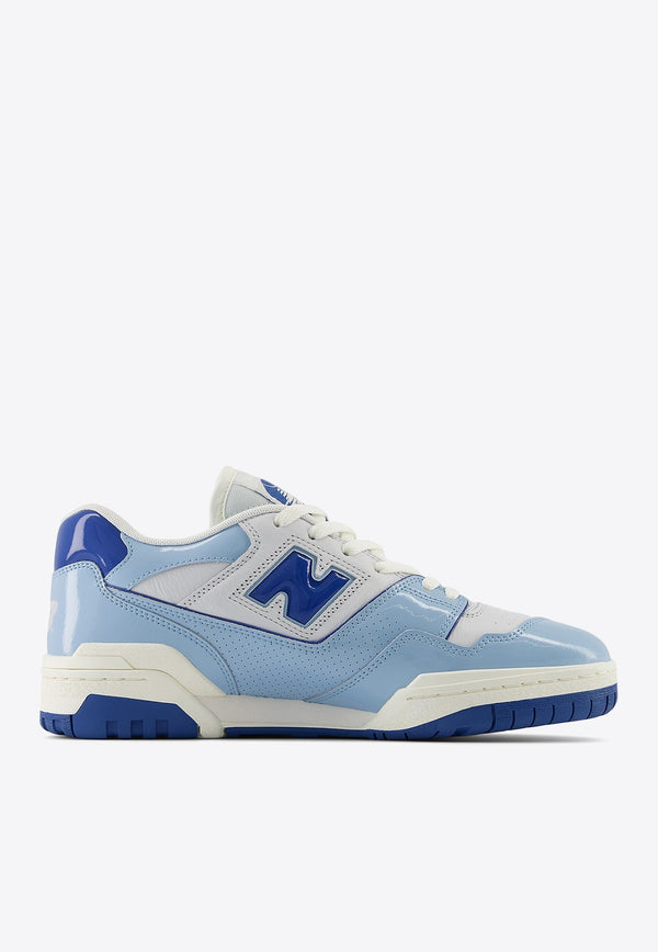 550 Low-Top Sneakers in White and Blue