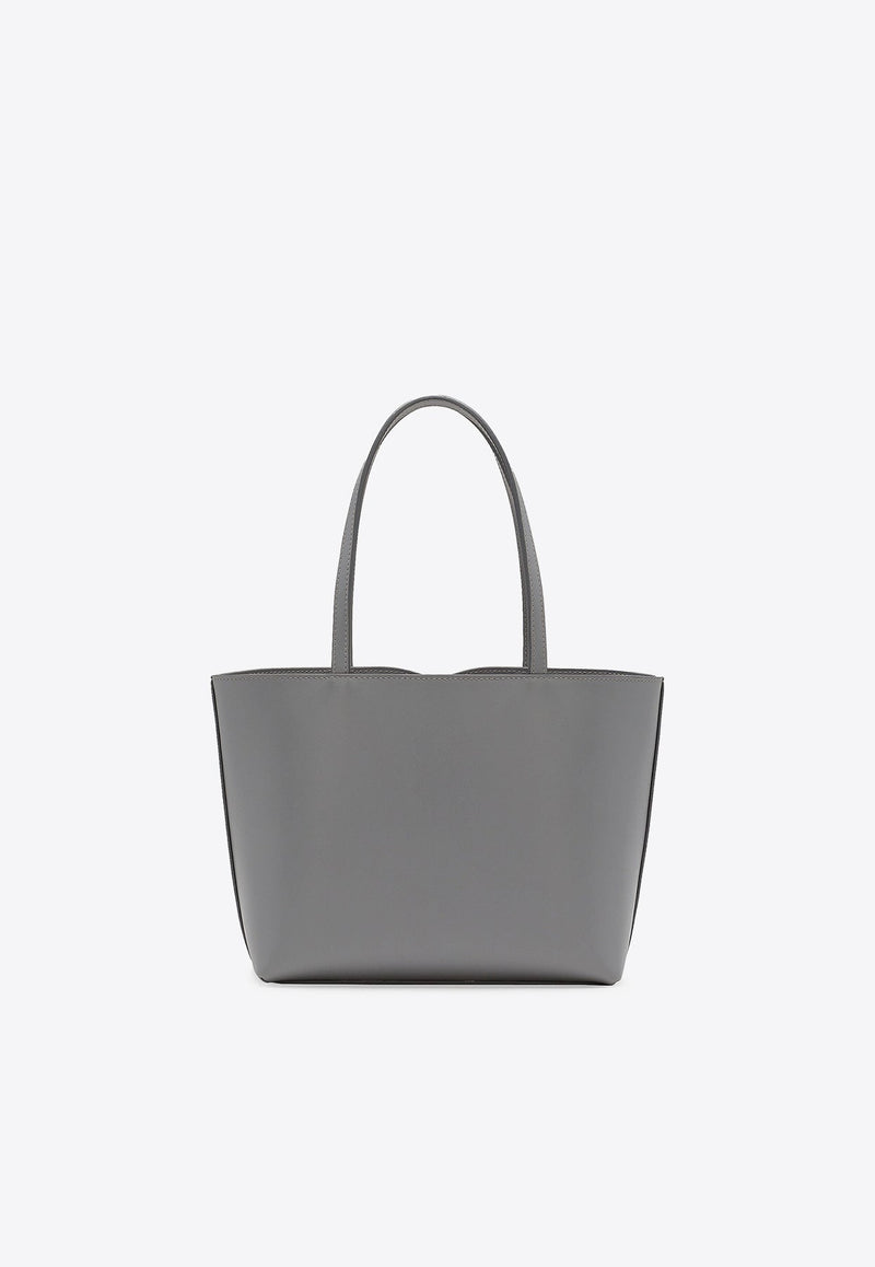 Small DG Logo Tote Bag in Calf Leather