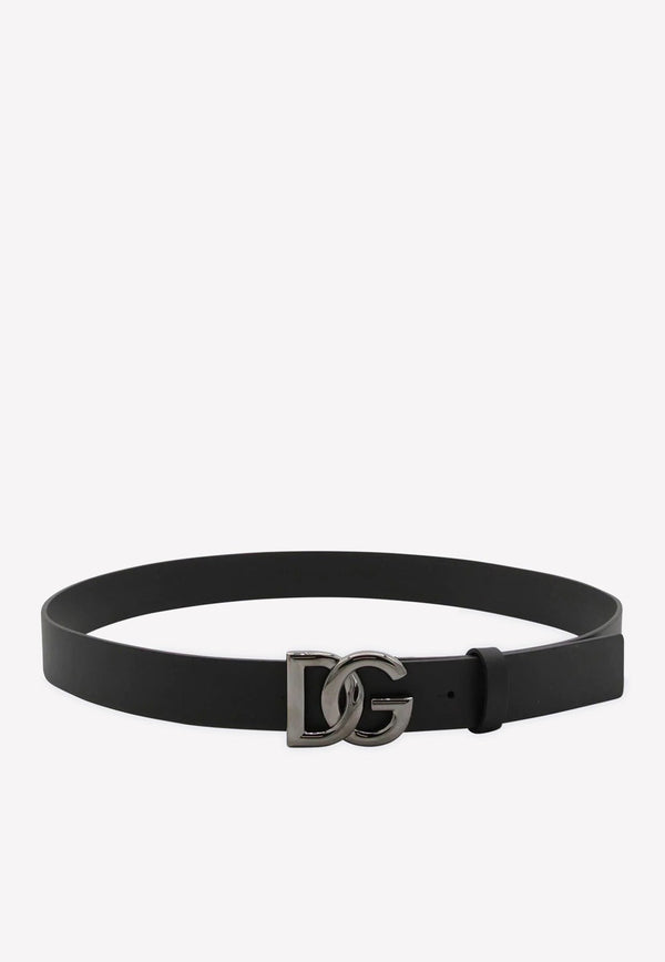 DG Logo Leather Belt