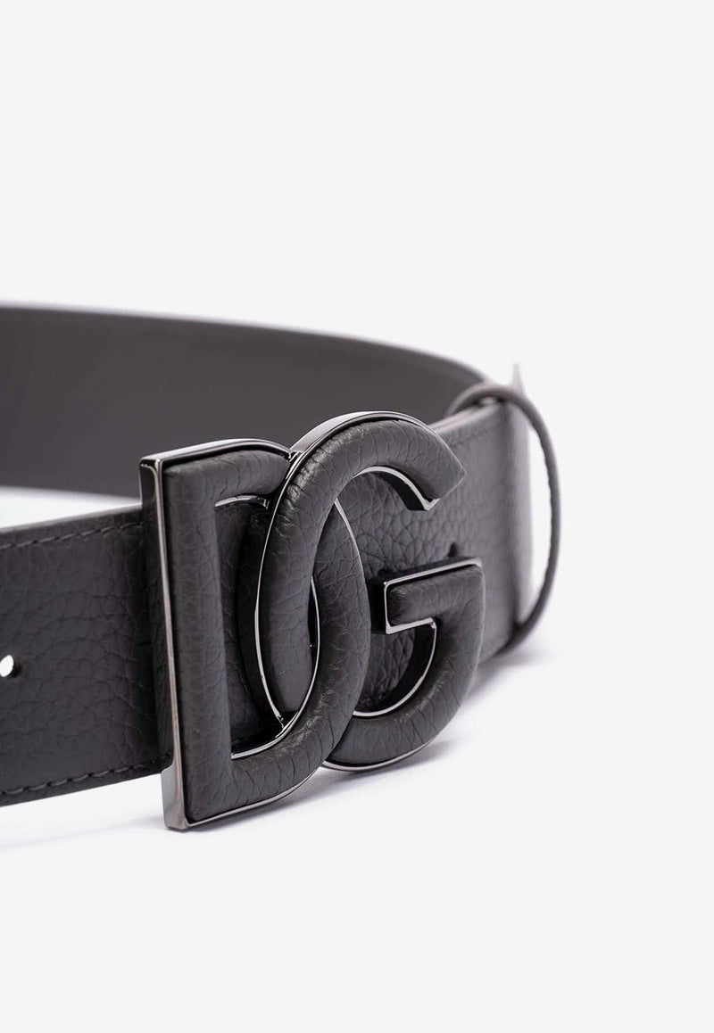 DG Logo Calf Leather Belt