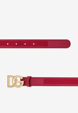 DG Logo Patent Leather Belt