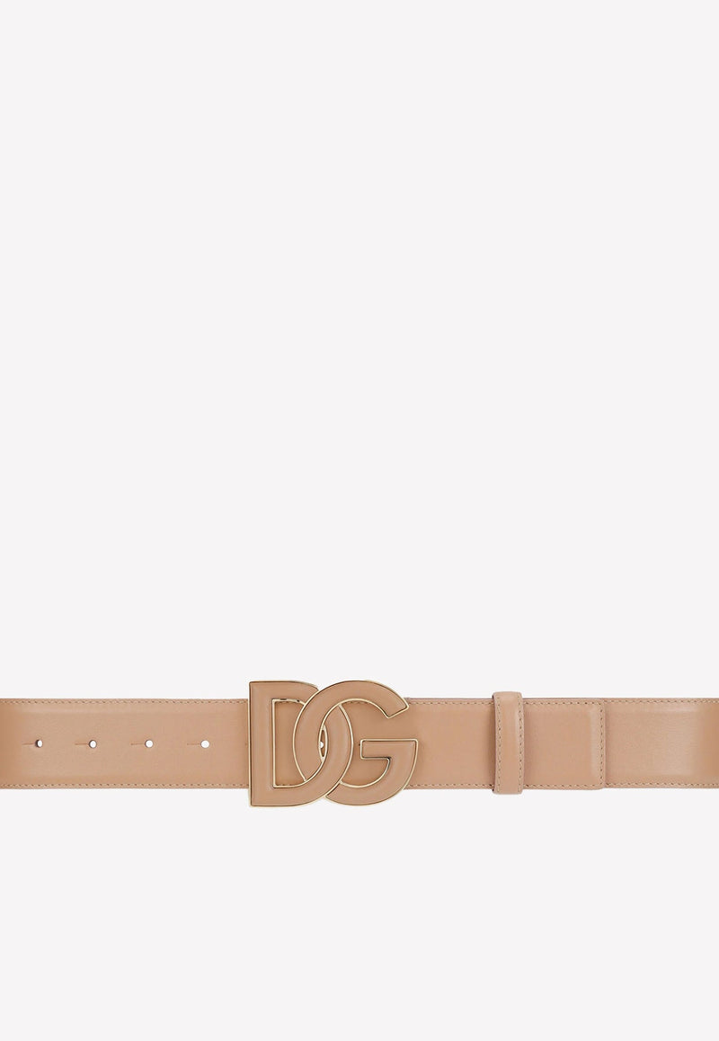 DG Logo Belt in Calf Leather