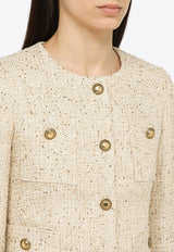 Sequined Boucle Jacket