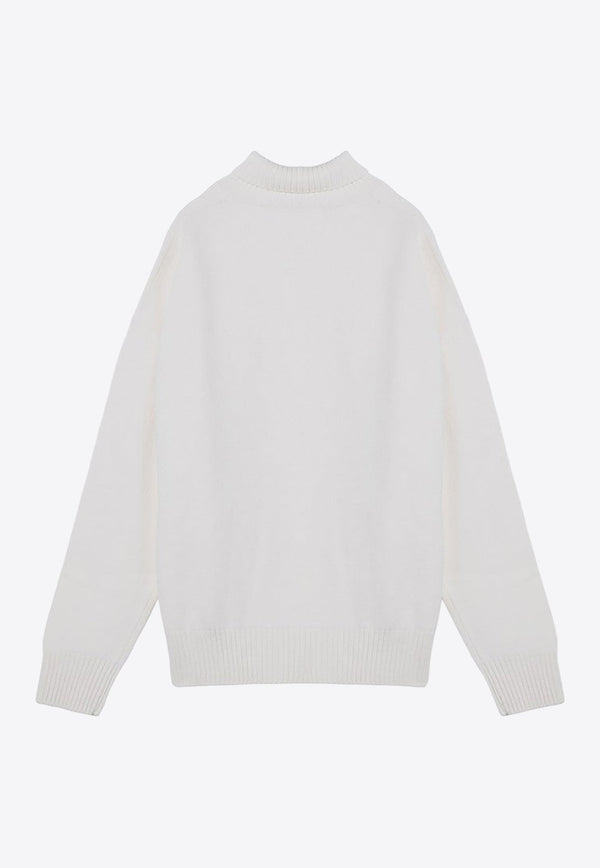 Ami De Coeur High-Neck Sweater