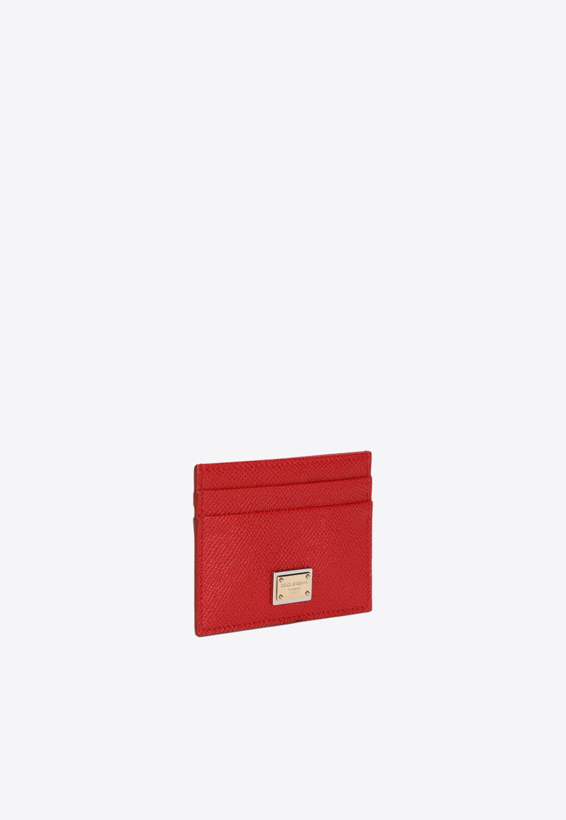 Calfskin Cardholder with DG Logo