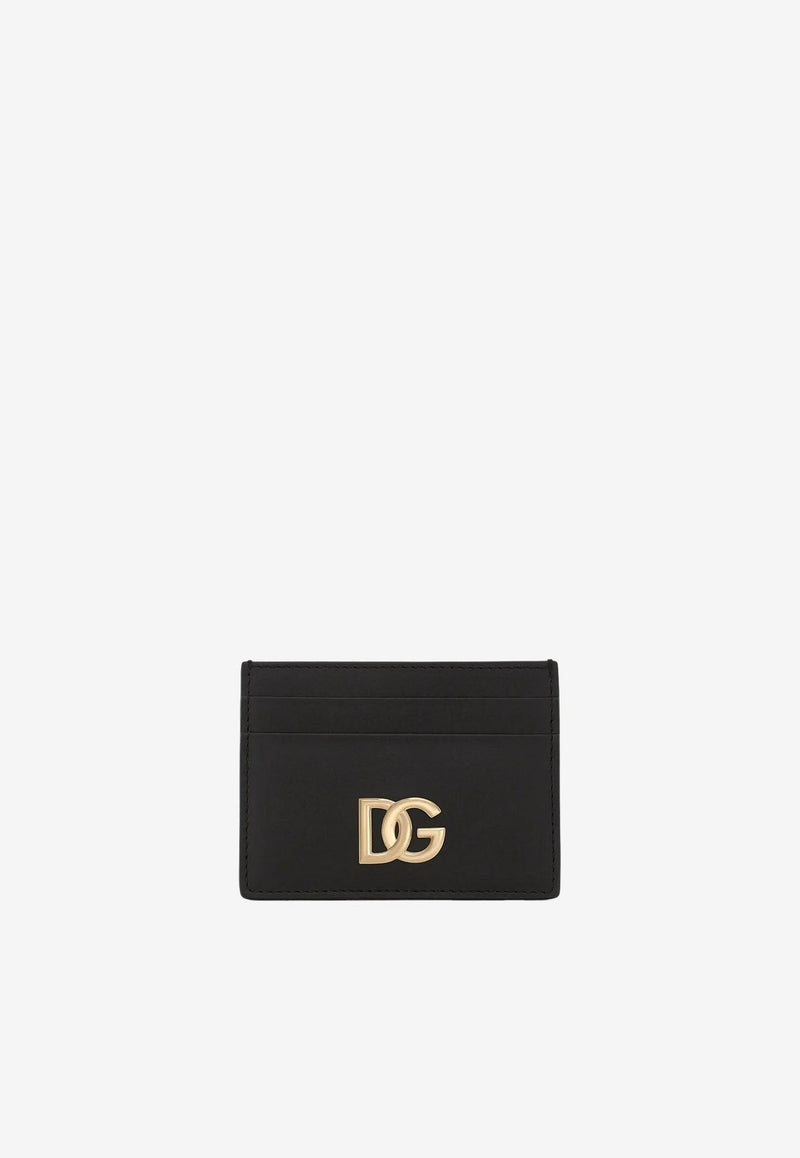 DG Logo Cardholder in Calf Leather