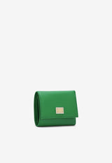 Logo Wallet in Dauphine Calf Leather