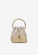 Bon Bon Crystal-Embellished Top Handle Bag