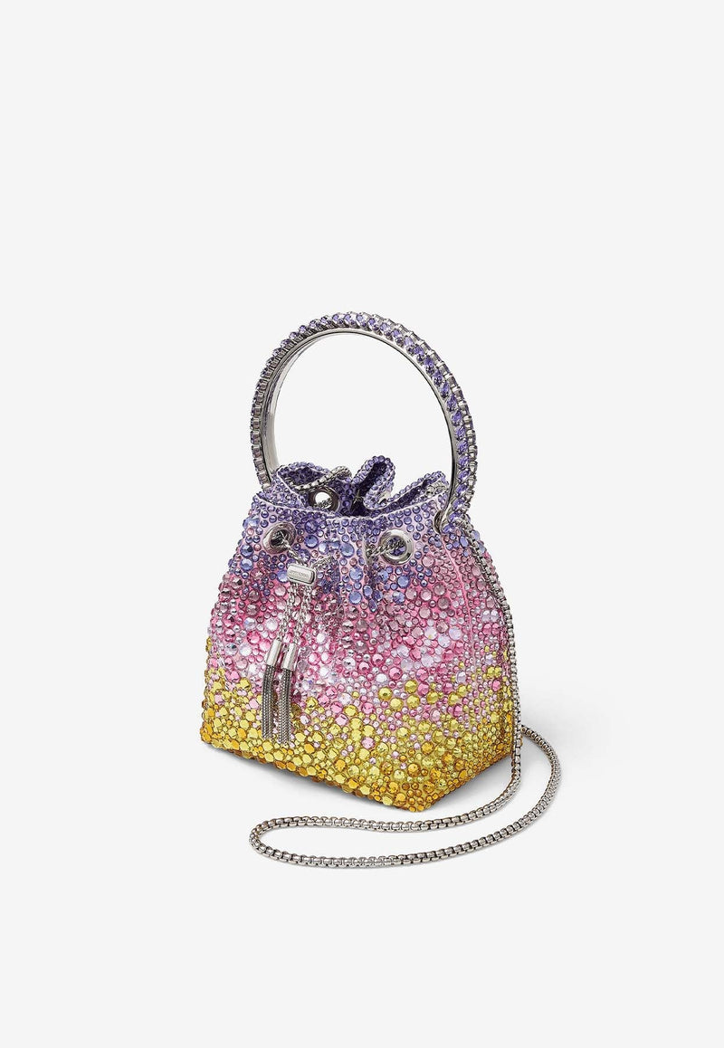 Bon Bon Crystal-Embellished Top Handle Bag