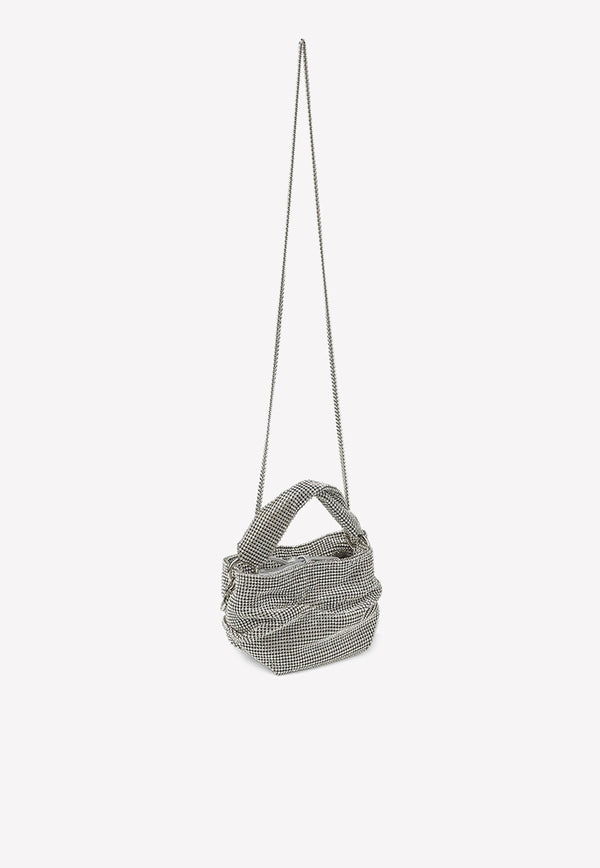 Bonny Crystal Mesh Top Handle Bag