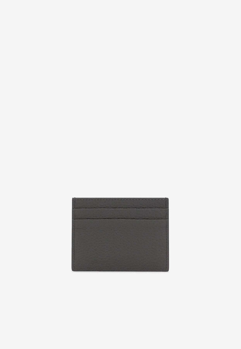 DG Logo Deerskin Print Leather Cardholder