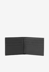 DG Logo Grained Leather Bi-Fold Wallet