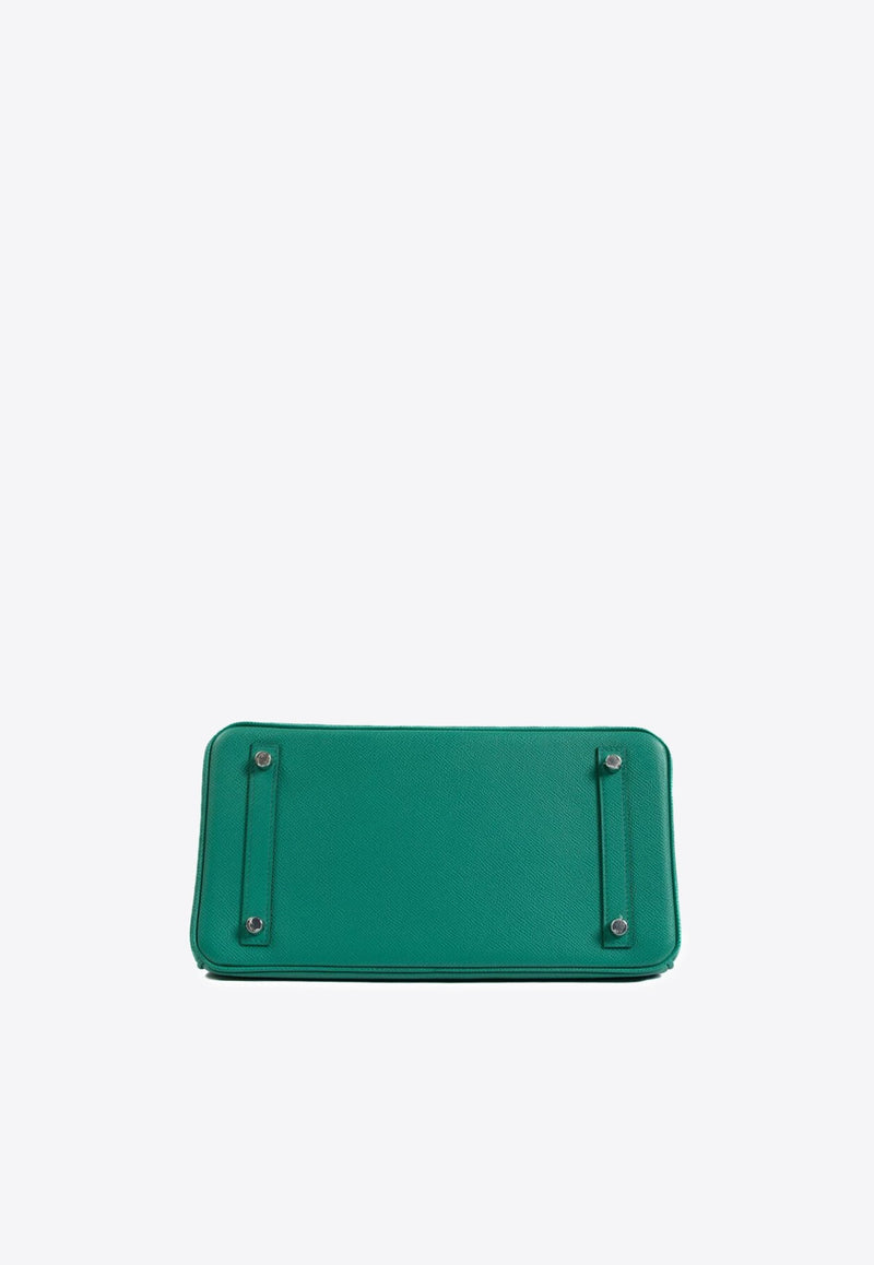 Birkin 30 in Vert Jade Epsom Leather with Palladium Hardware