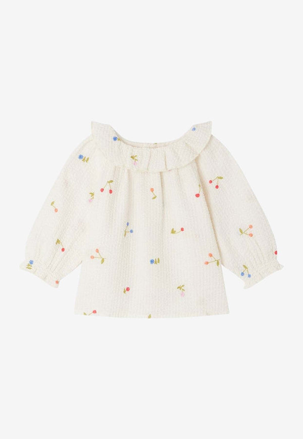 Baby Girls Dolci Seersucker Blouse