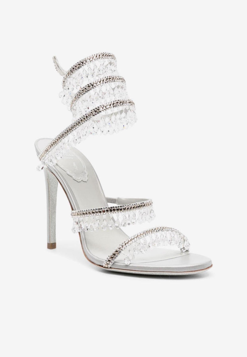 Chandelier 105 Crystal-Embellished Sandals