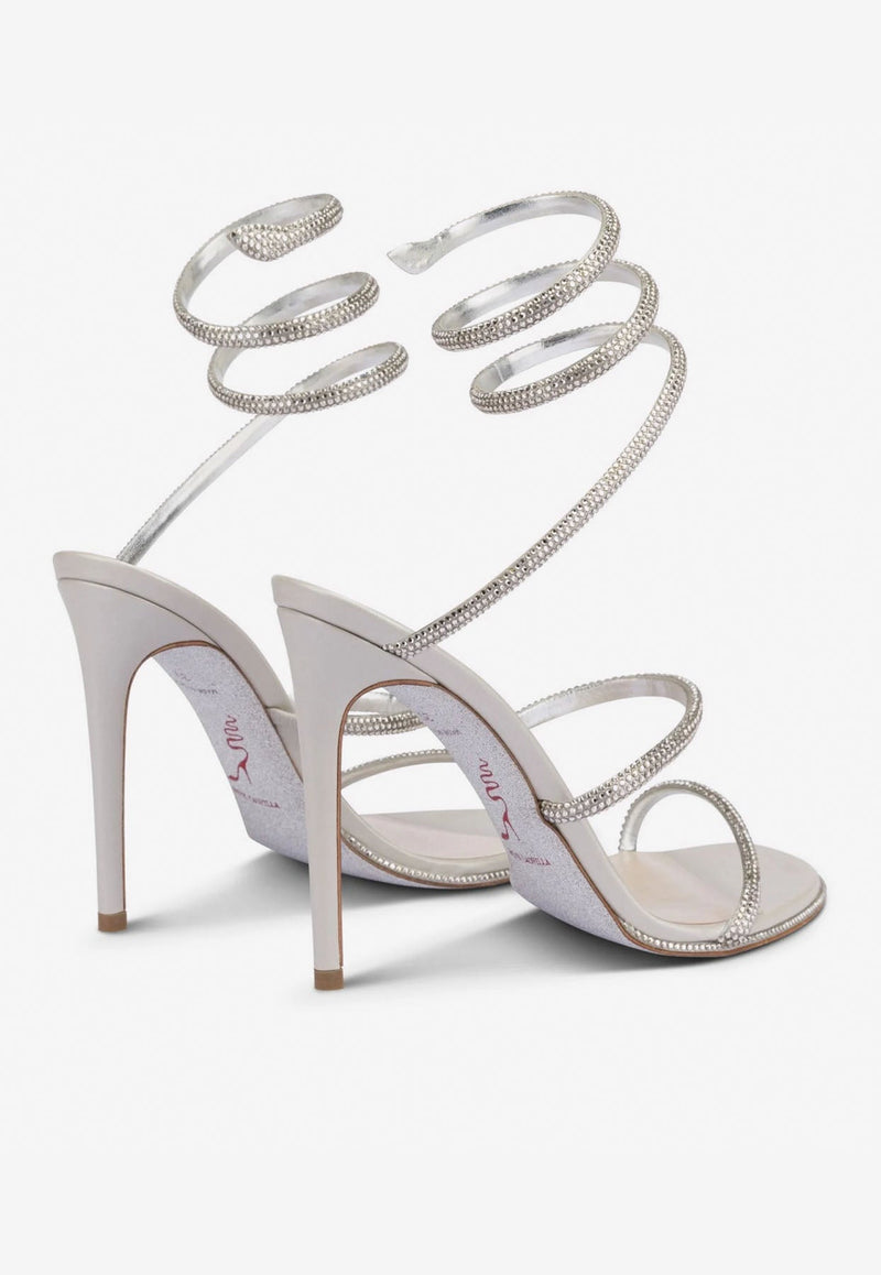 Cleo 105 Wraparound Satin Sandals