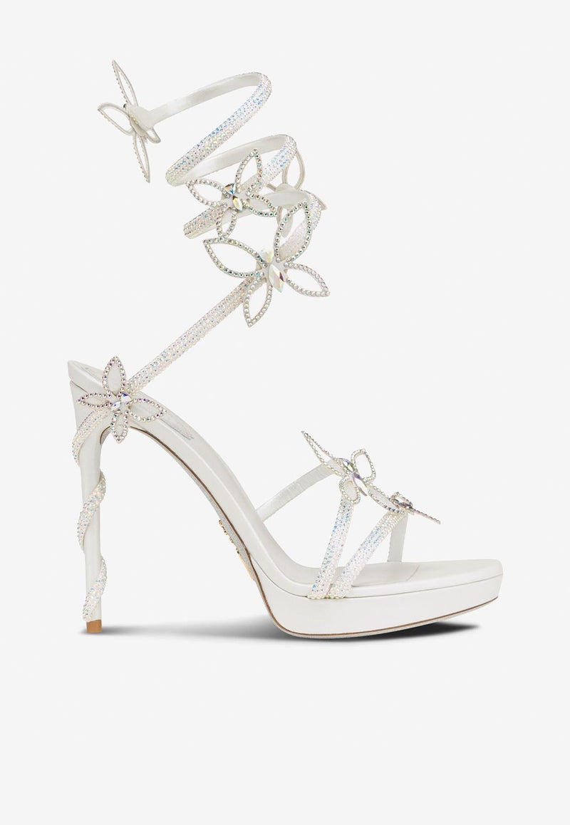 Margot 120 Crystal-Embellished Sandals