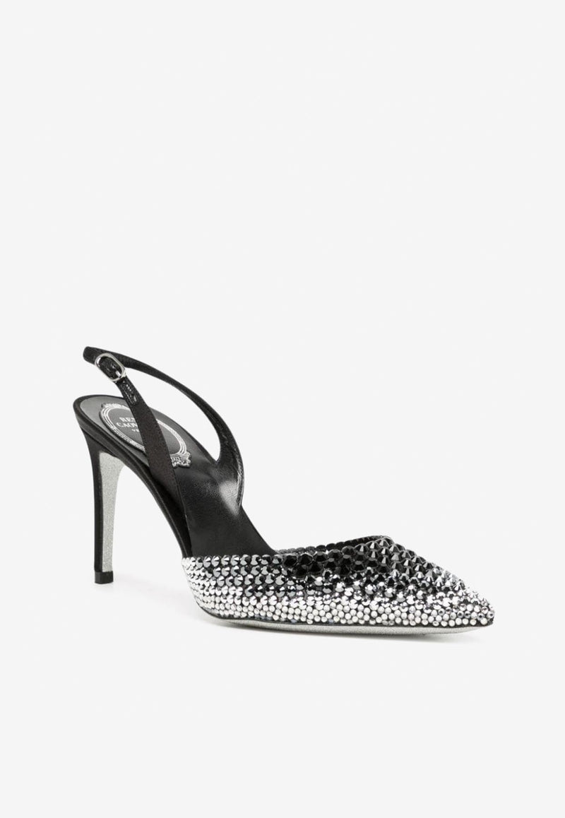 80 Crystal-Embellished Pointed Pumps