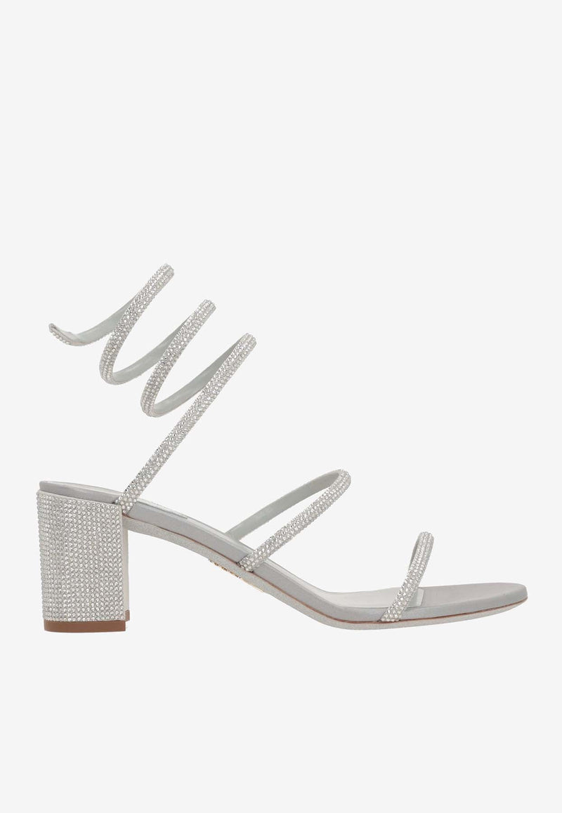 Cleo 40 Crystal-Embellished Sandals