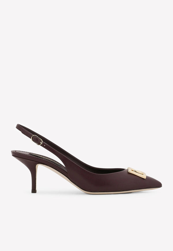 Cardinale 60 Slingback Pumps in Calf Leather