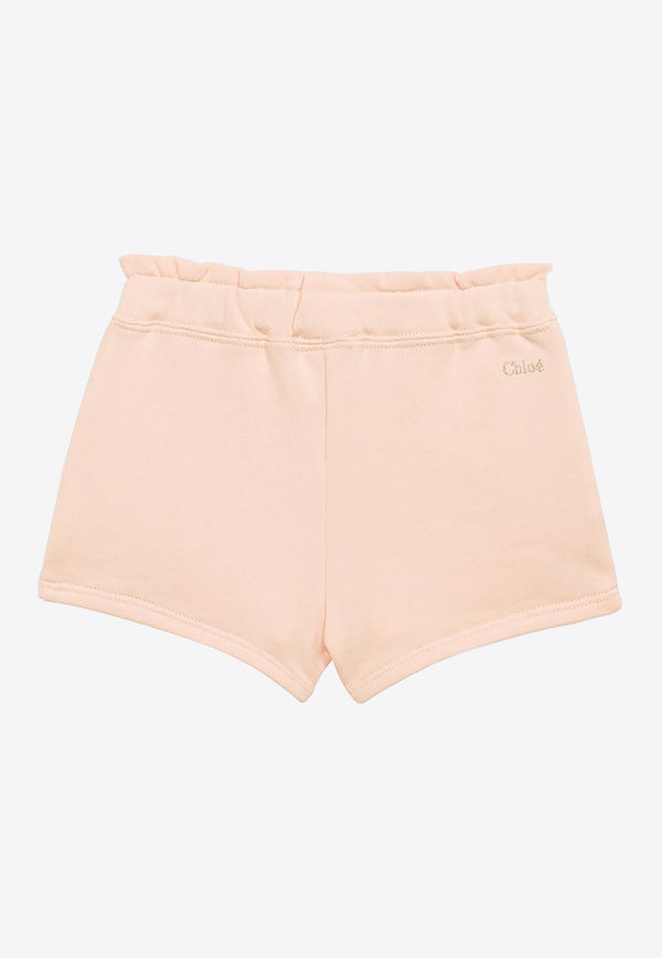 Girls Bow-Detailed Mini Shorts