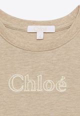 Girls Logo Embroidered T-shirt