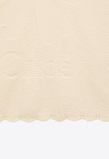 Babies Knitted Logo Blanket