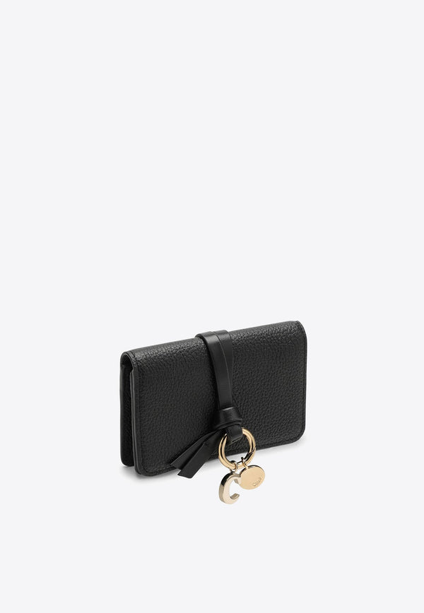 Alphabet Grained-Leather Wallet