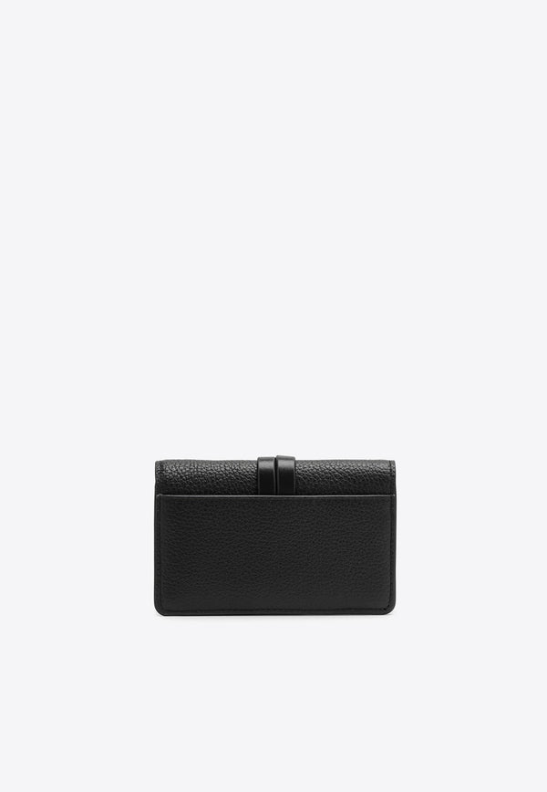 Alphabet Grained-Leather Wallet