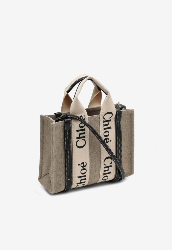 Small Woody Logo Tote Bag