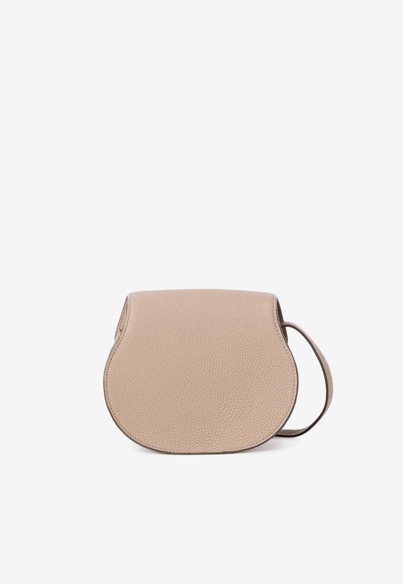 Small Marcie Grained Leather Crossbody Bag